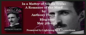 Promoting the blog tour for In the Matter of Nikola Tesla