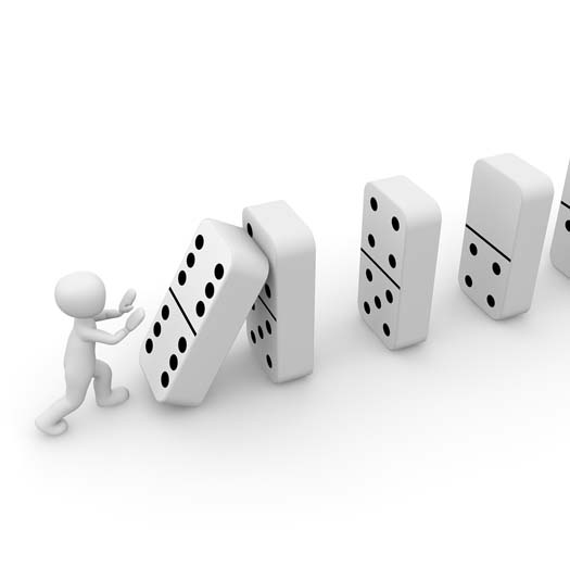 Everyman has pushed the first domino.