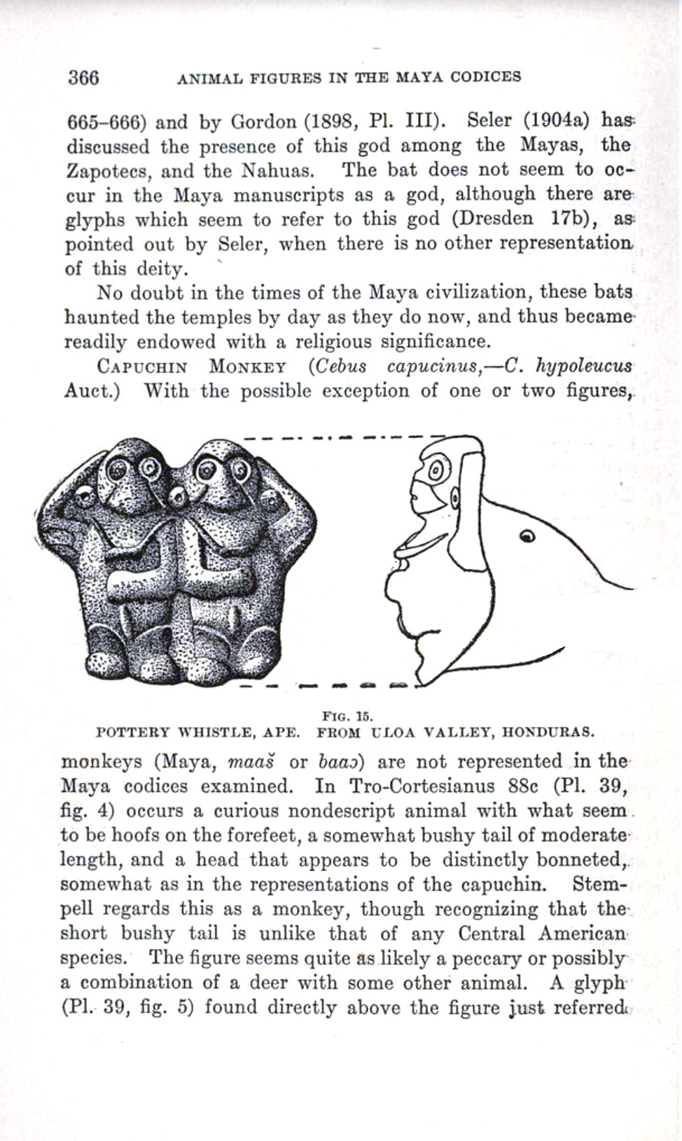 A page from a book  with an example of a figure and its labeling.