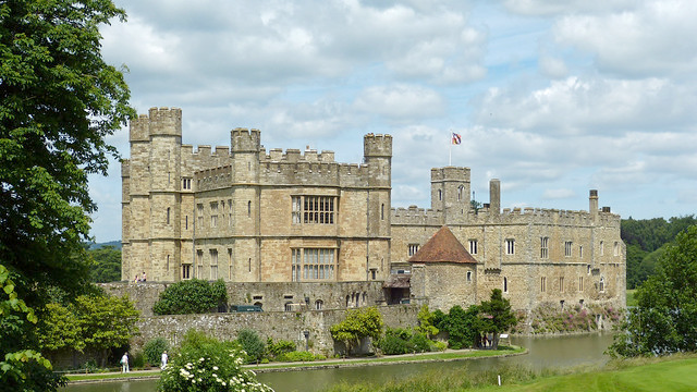 Two of the main sections of Leeds Castle