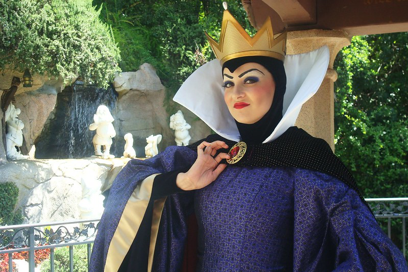 Portrait of the evil queen from Snow White