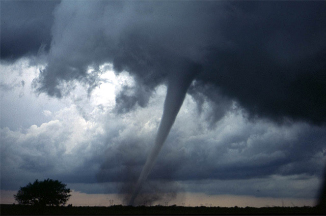 Tornado in central Oklahoma