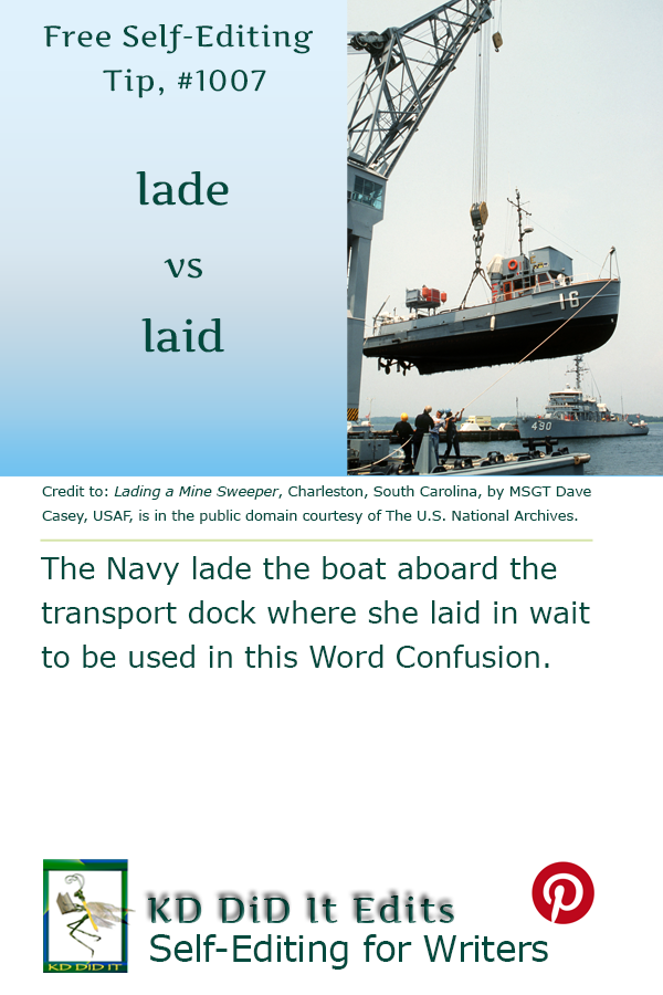 Word Confusion: Lade versus Laid
