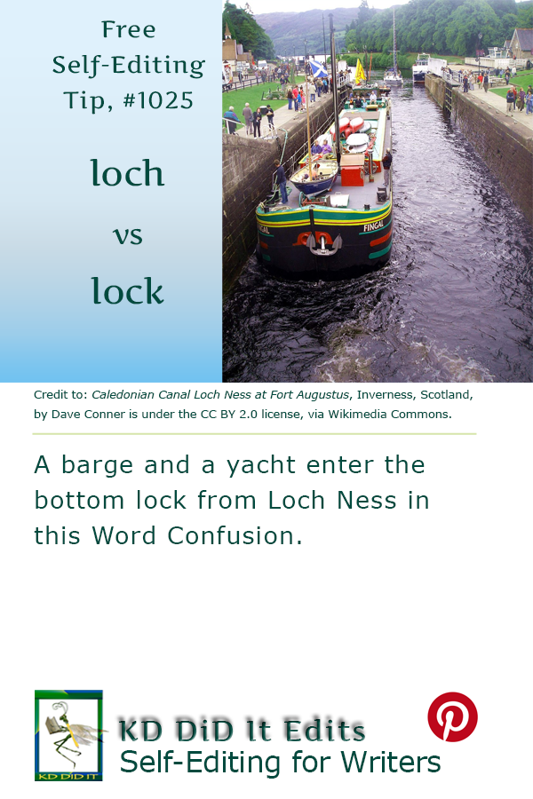 Pinterest pin for Loch versus Lock