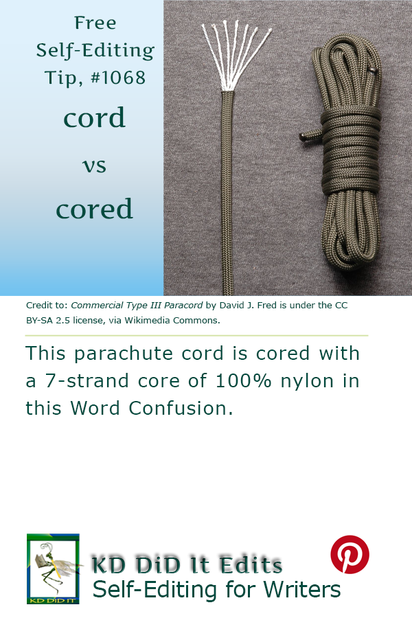 Pinterest pin for Cord vs Cored