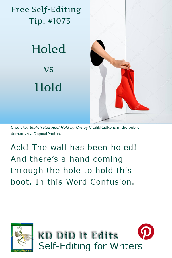 Pinterest pin for Hold versus Holed