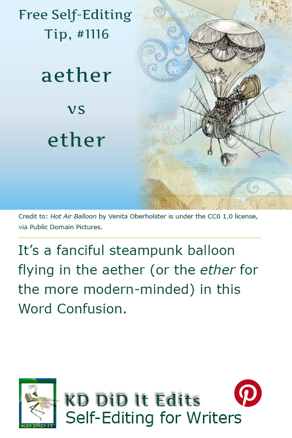 Word Confusion: Aether versus Ether
