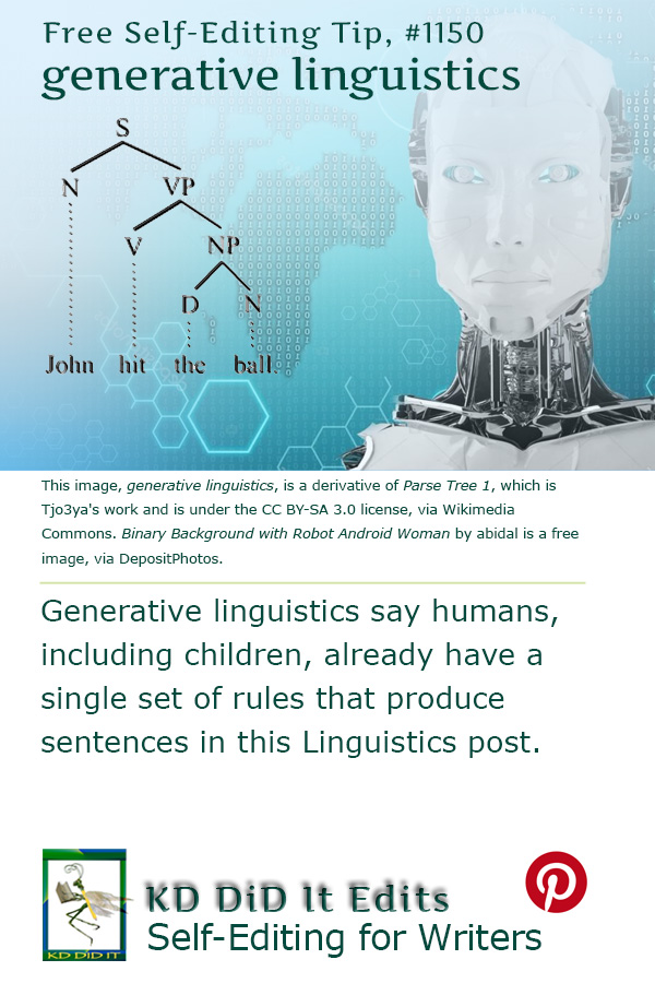 Pinterest pin for Generative Linguistics