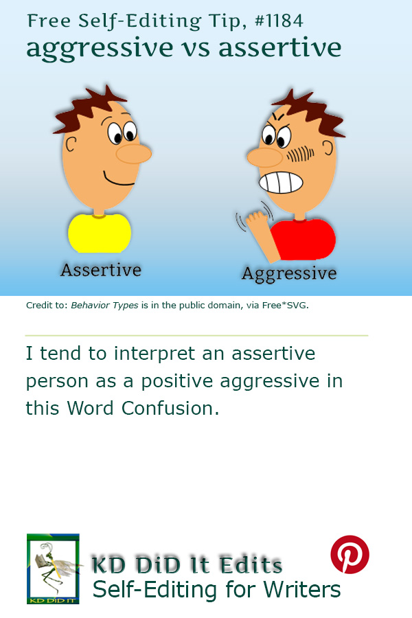 Pinterest pin for Aggressive versus Assertive