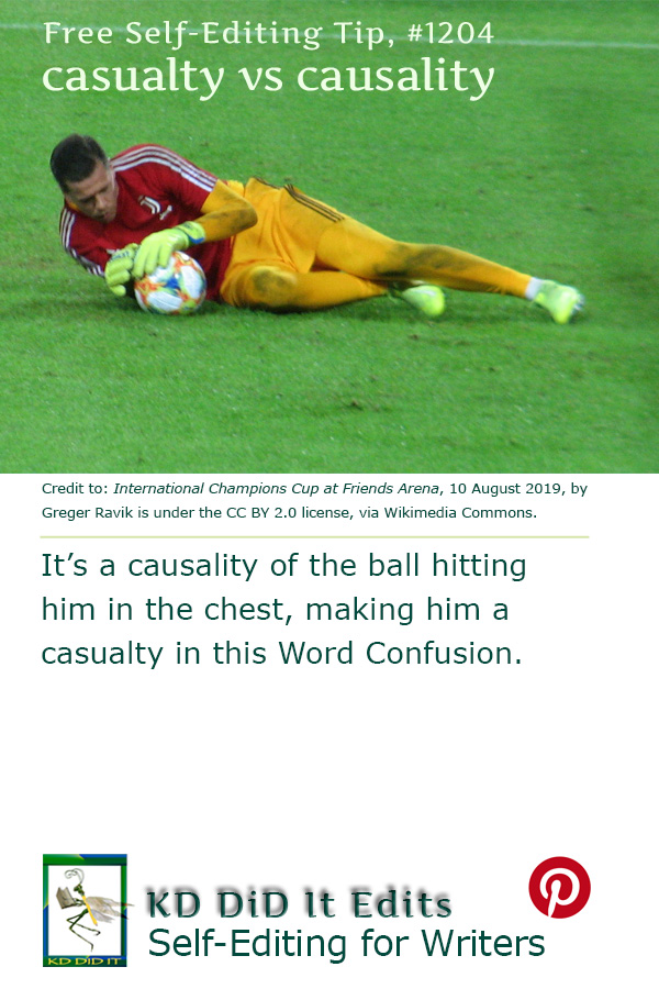 Word Confusion: Casualty versus Causality