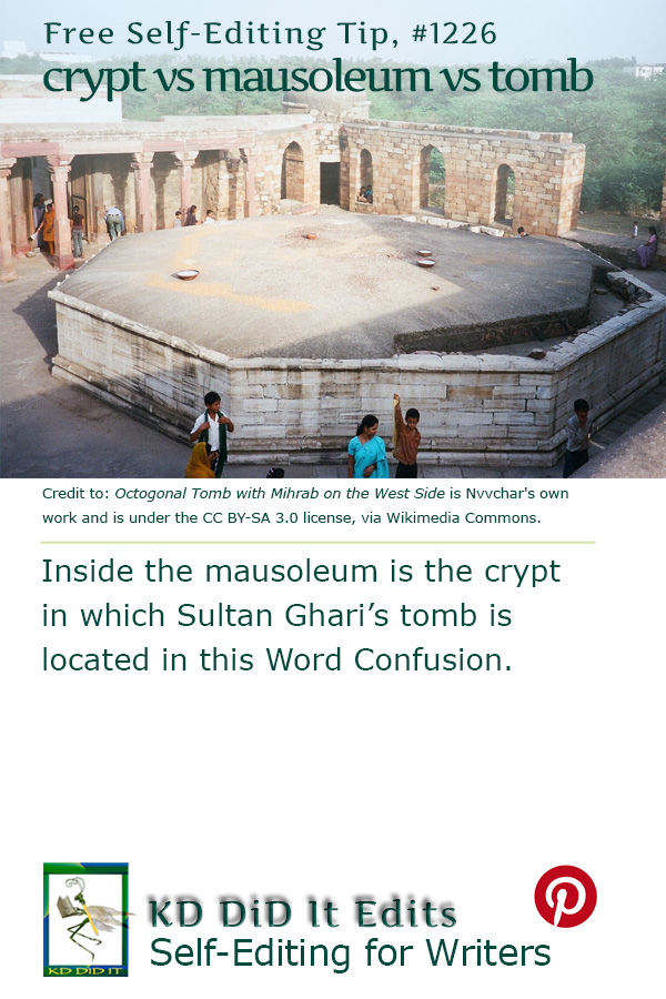 Word Confusion: Crypt vs Mausoleum vs Tomb