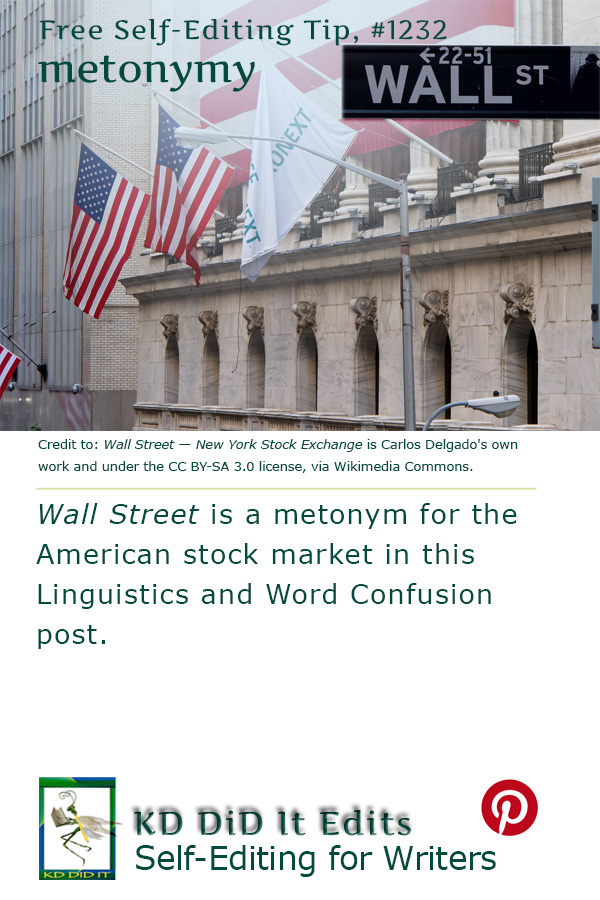 Linguistics & Word Confusions: Metonymy