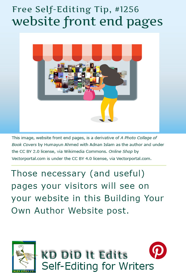 Build Your Author Website: The Front End of Your Website