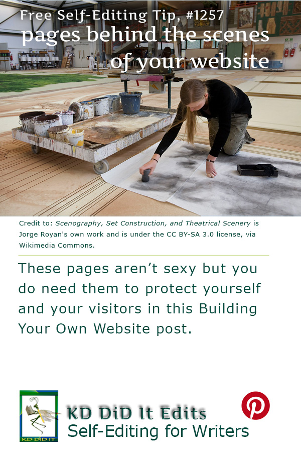 Build Your Author Website: Pages Behind the Scenes of Your Website