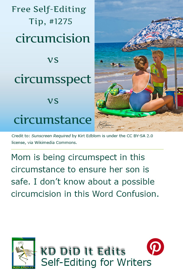 Pinterest pin for Circumcision vs Circumspect vs Circumstance