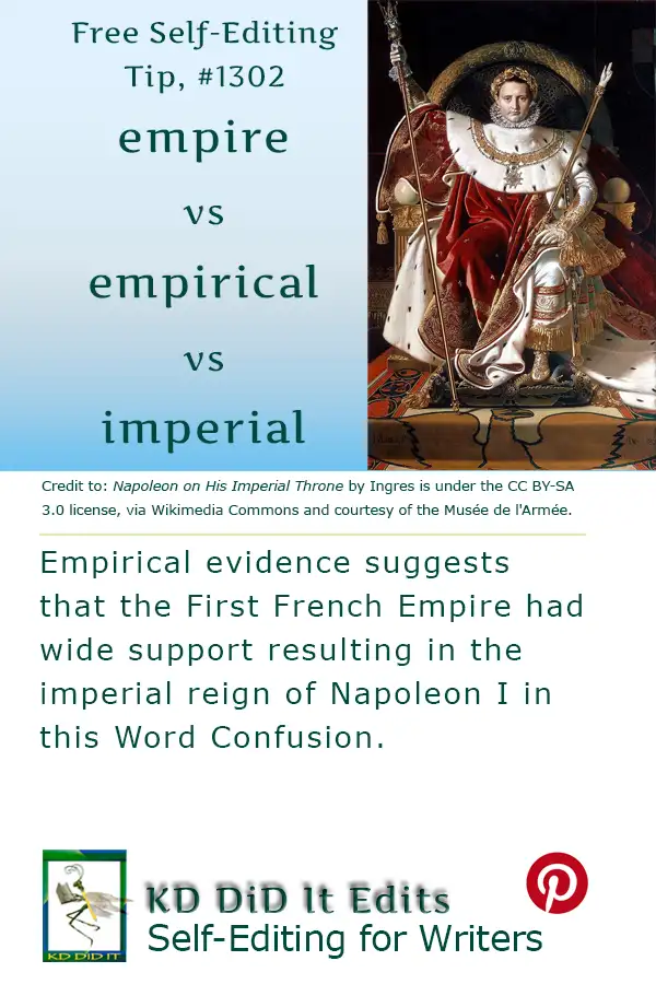 Pinterest pin for Empire vs Empirical vs Imperial