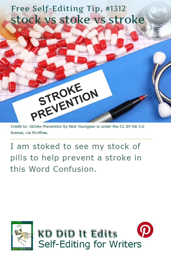 Pinterest pin for Stock vs Stoke vs Stroke