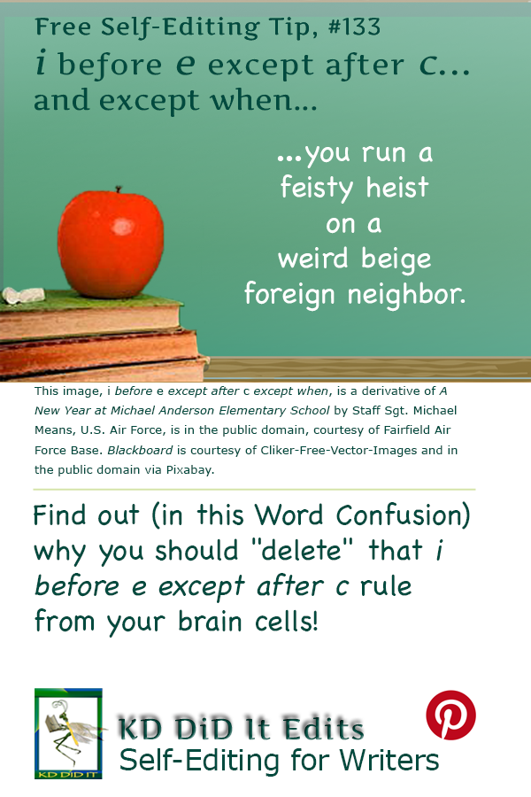Word Confusions: I Before E Except After C…Unless