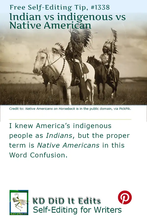 Pinterest pin for Indian vs indigenous vs Native American