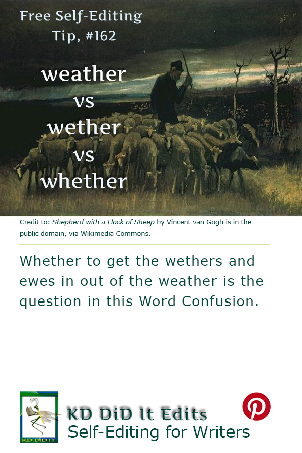 Word Confusion: Weather vs Wether vs Whether