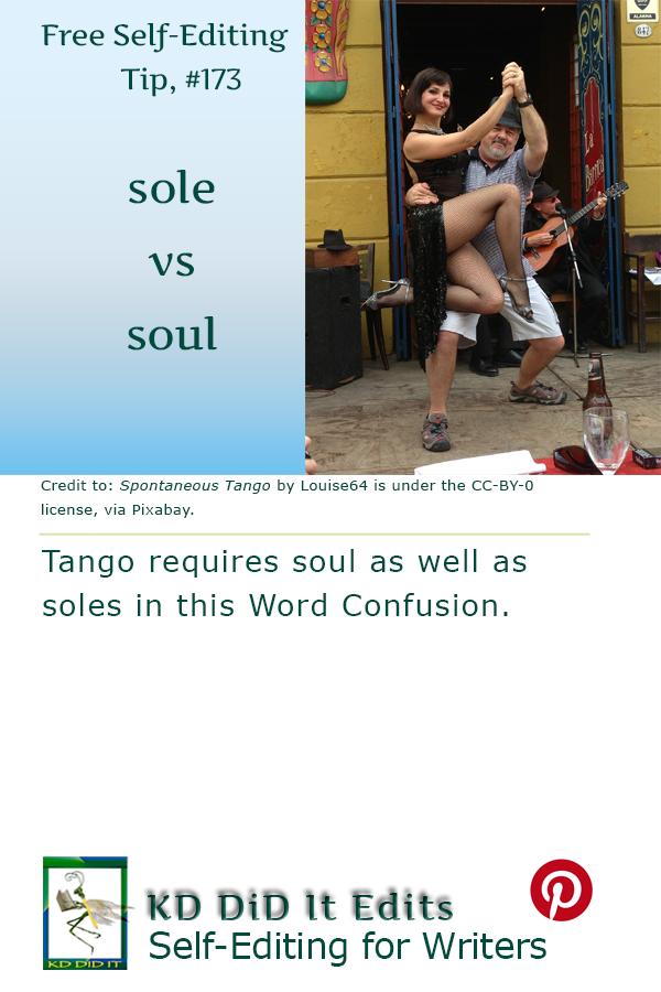 Word Confusion: Sole versus Soul
