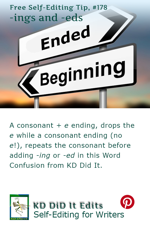 Word Confusion: -ing and -ed Endings