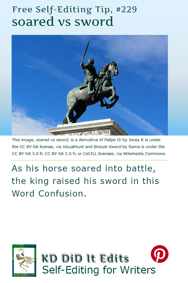 Word Confusion: Soared versus Sword