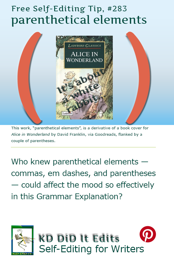 Grammar: Parenthetical Elements