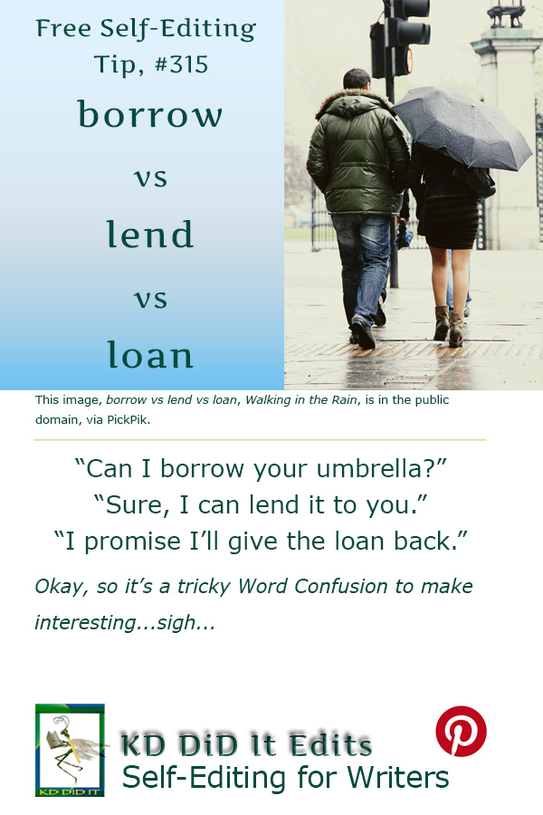 Word Confusion: Borrow vs Lend vs Loan