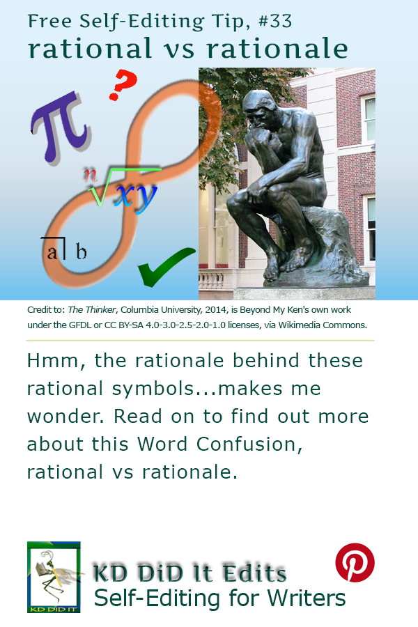 Word Confusion: Rational versus Rationale