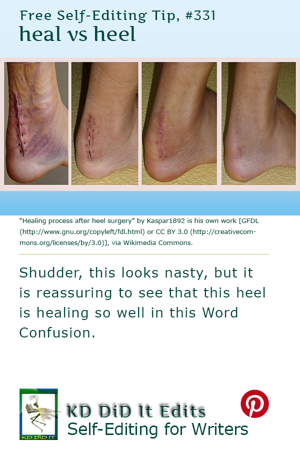 Word Confusion: Heal versus Heel