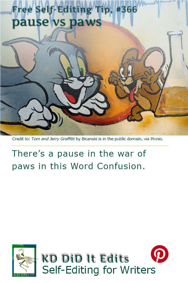 Word Confusion: Pause versus Paws