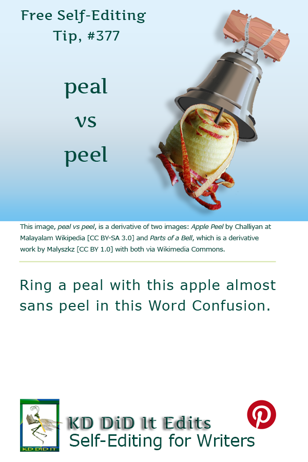 Word Confusion: Peal versus Peel