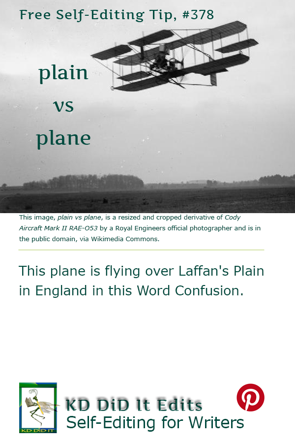 Word Confusion: Plain versus Plane