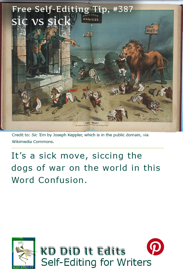 Word Confusion: Sic versus Sick