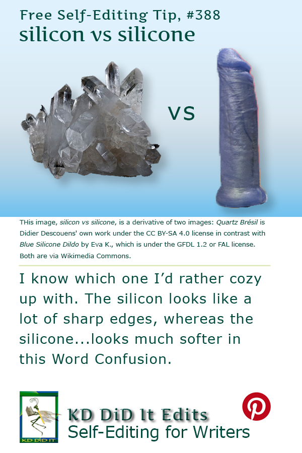 Word Confusion: Silicon versus Silicone