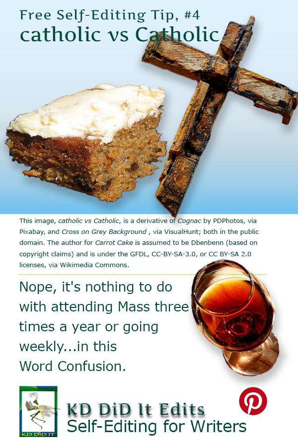 Pinterest pin for catholic versus Catholic