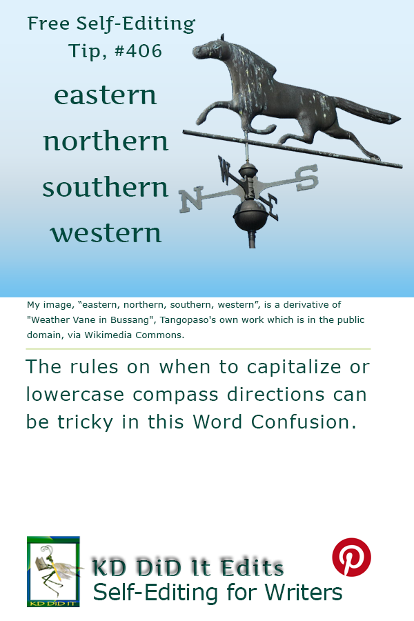 Capitalization Issues: Eastern, Northern, Southern, Western