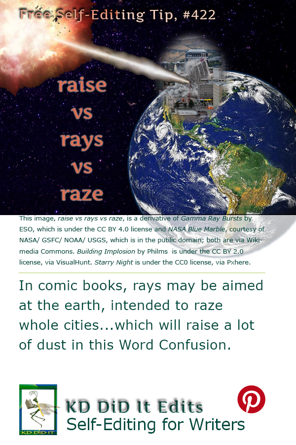 Word Confusion: Raise vs Rays vs Raze