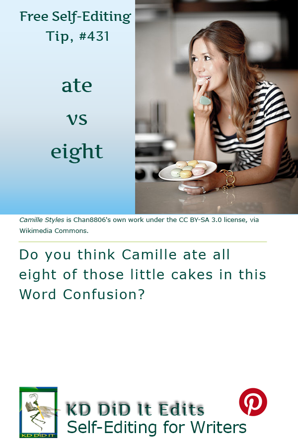 Word Confusion: Ate versus Eight