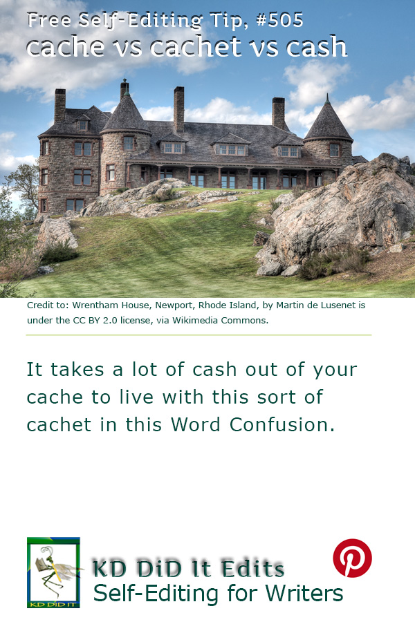 Word Confusion: Cache vs Cachet vs Cash