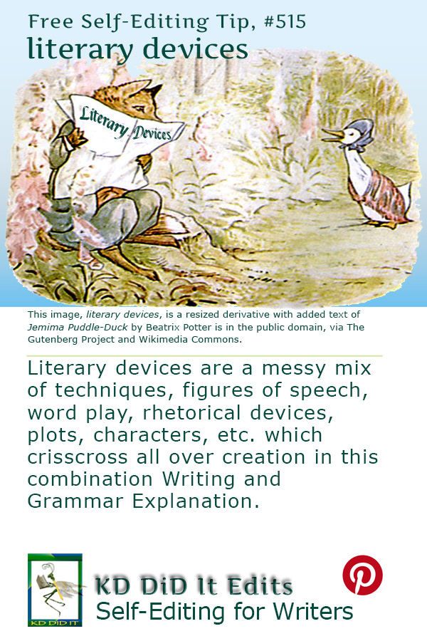 Grammar: Literary Device / Technique