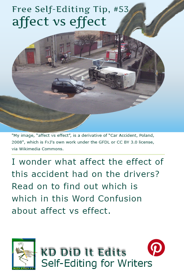 Word Confusion: Affect versus Effect
