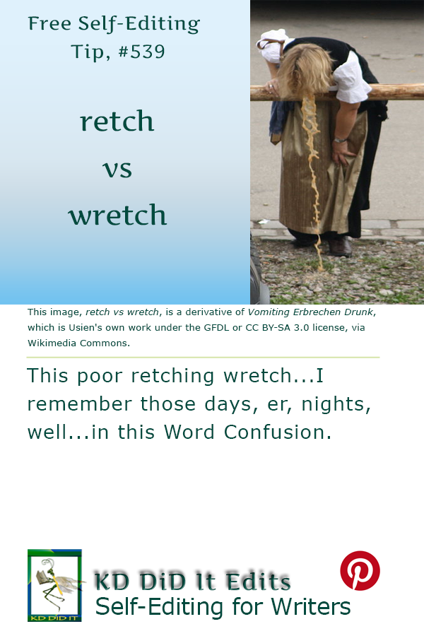 Word Confusion: Retch versus Wretch