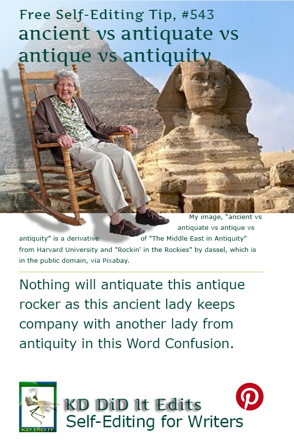 Word Confusion: Ancient vs Antiquate vs Antique vs Antiquity