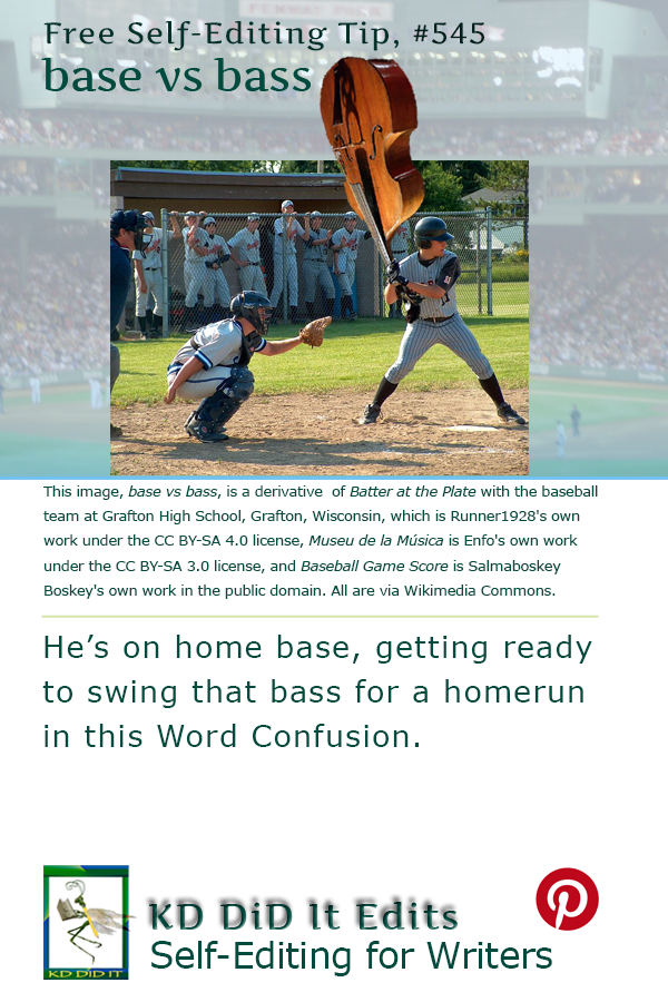 Word Confusion: Base versus Bass