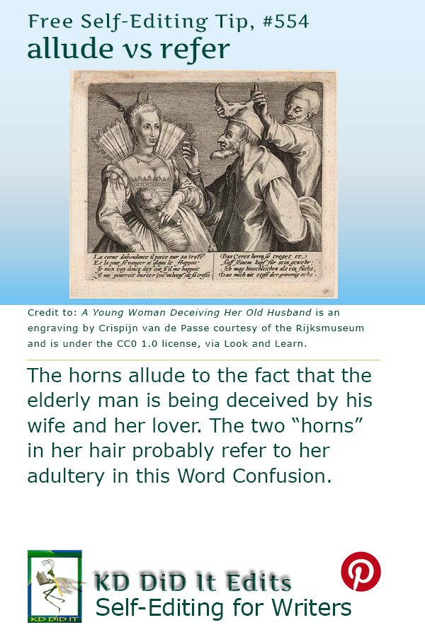 Word Confusion: Allude versus Refer