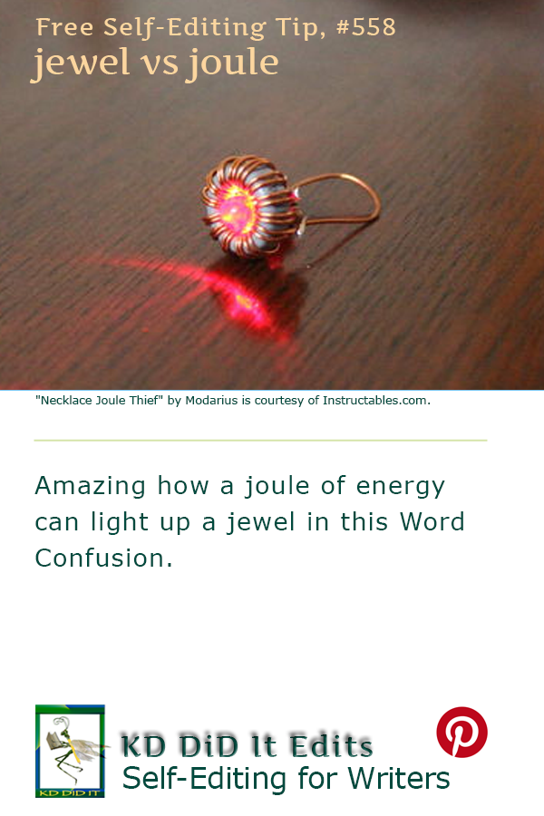 Word Confusion: Jewel versus Joule