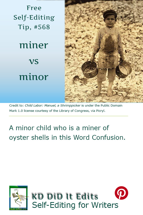 Pinterest pin for Miner versus Minor