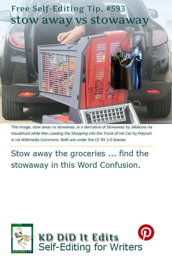 Word Confusion: Stow Away versus Stowaway